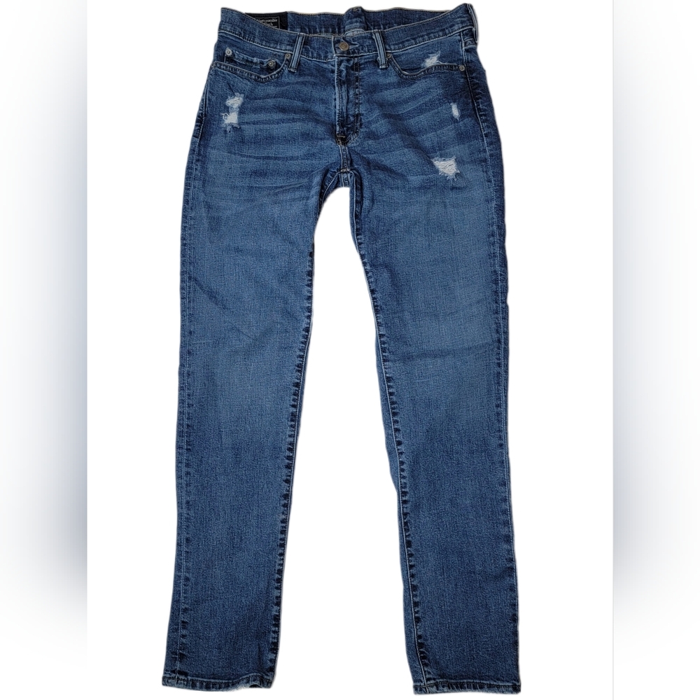 Men's Abercrombie and Fitch Rustin Athletic Skinny Stretch Jeans EUC